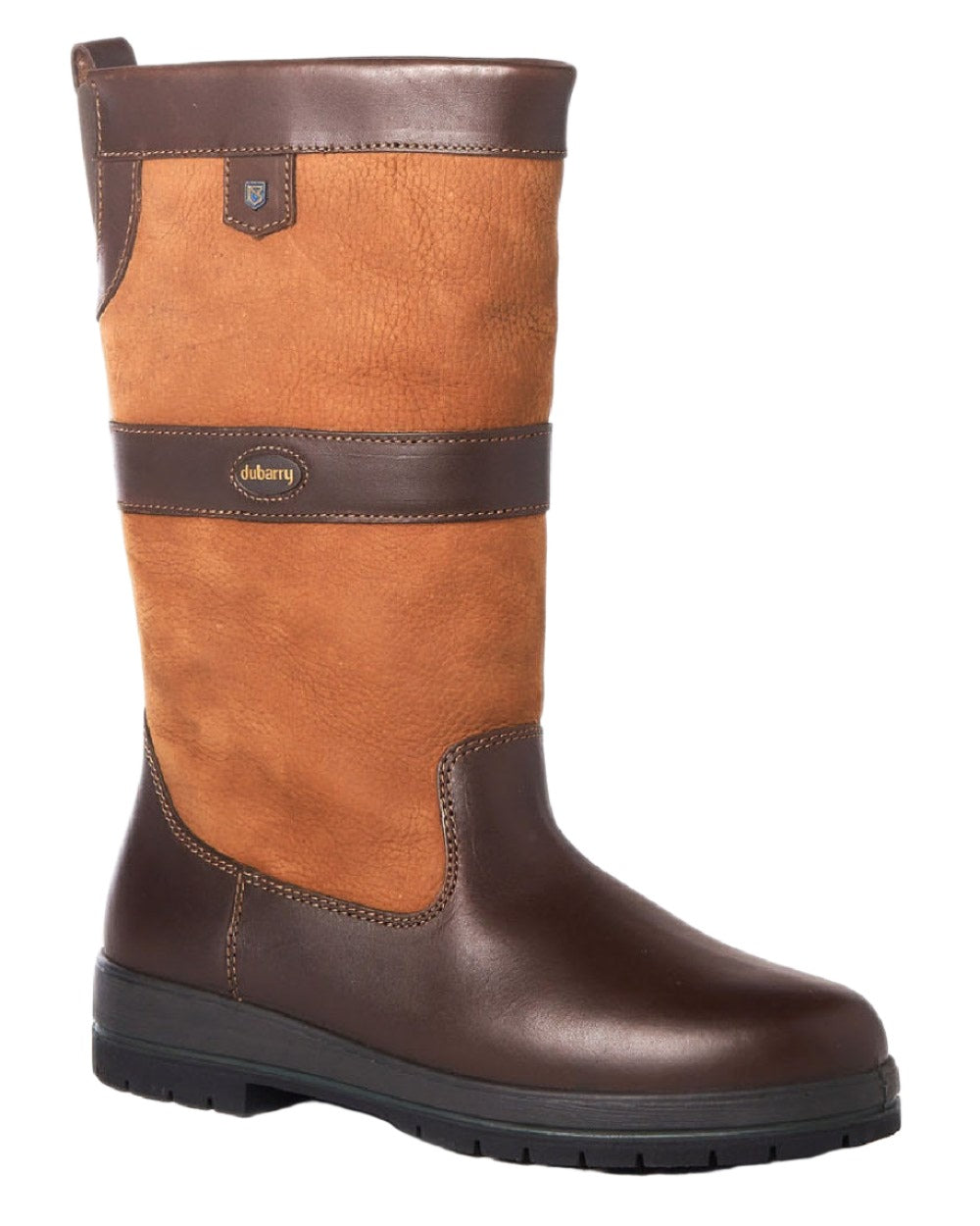 Brown coloured Dubarry Kildare Country Boots on white background