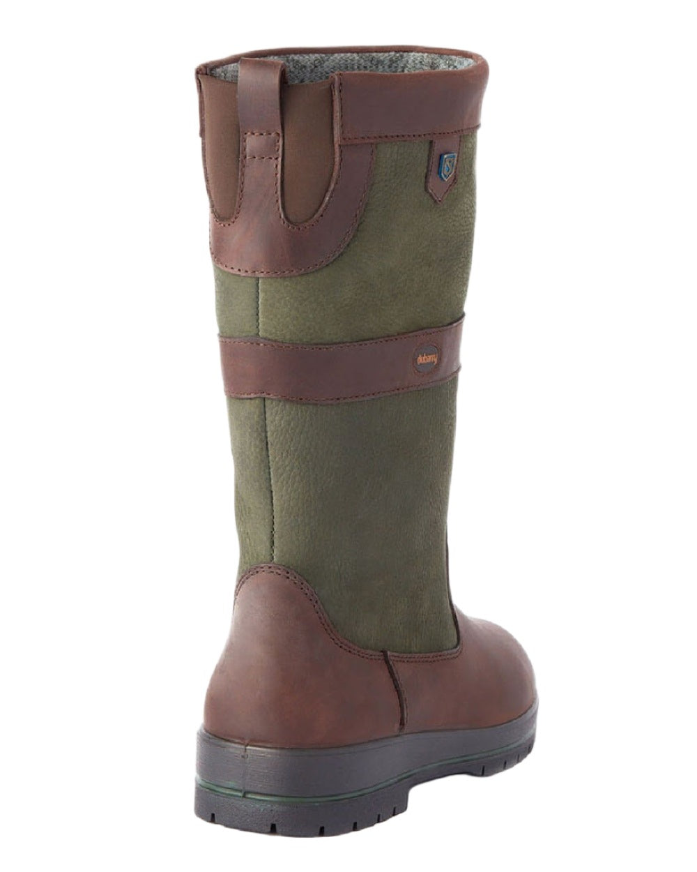 Ivy coloured Dubarry Kildare Country Boots on white background