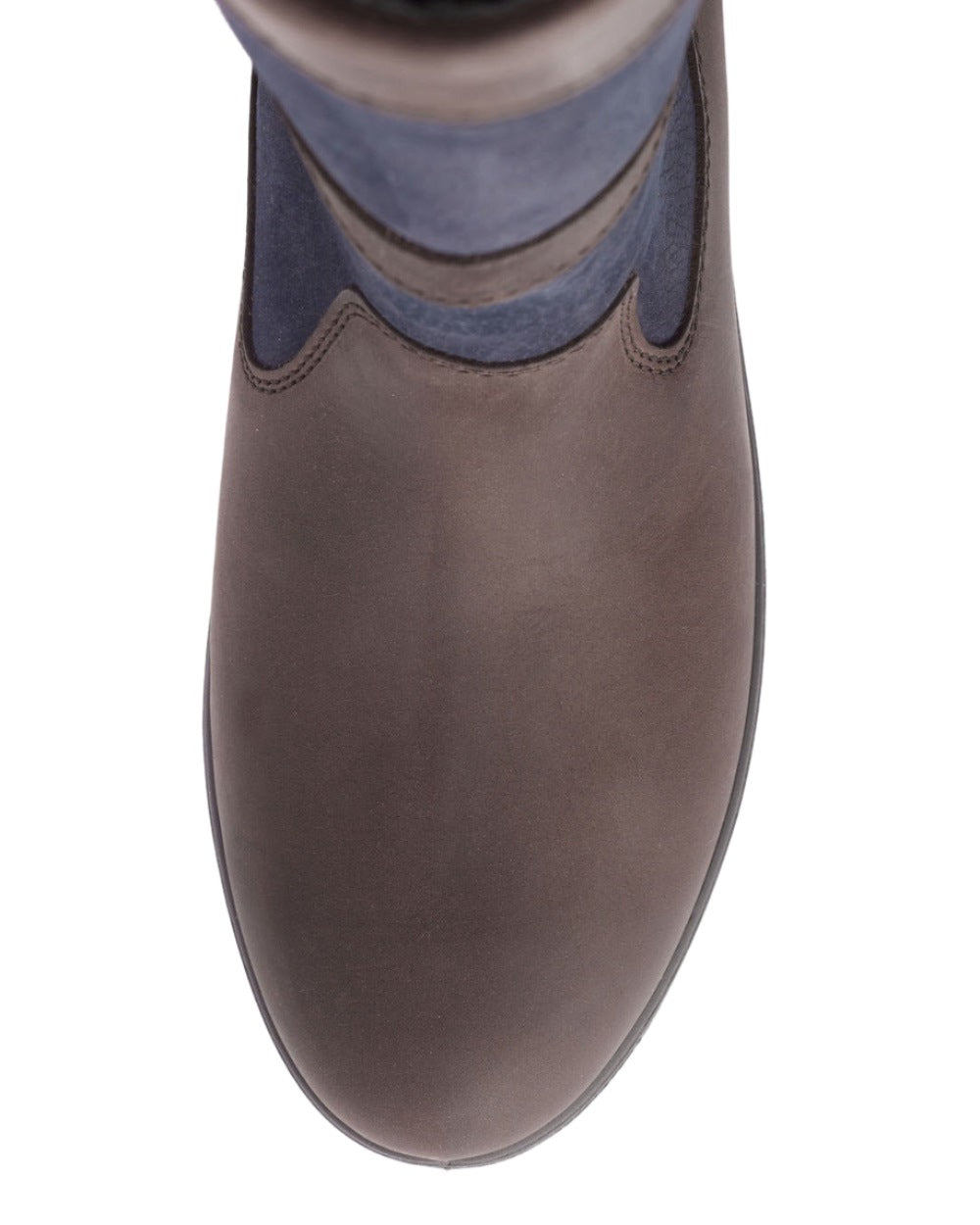 Navy/Brown coloured Dubarry Kildare Country Boots on white background