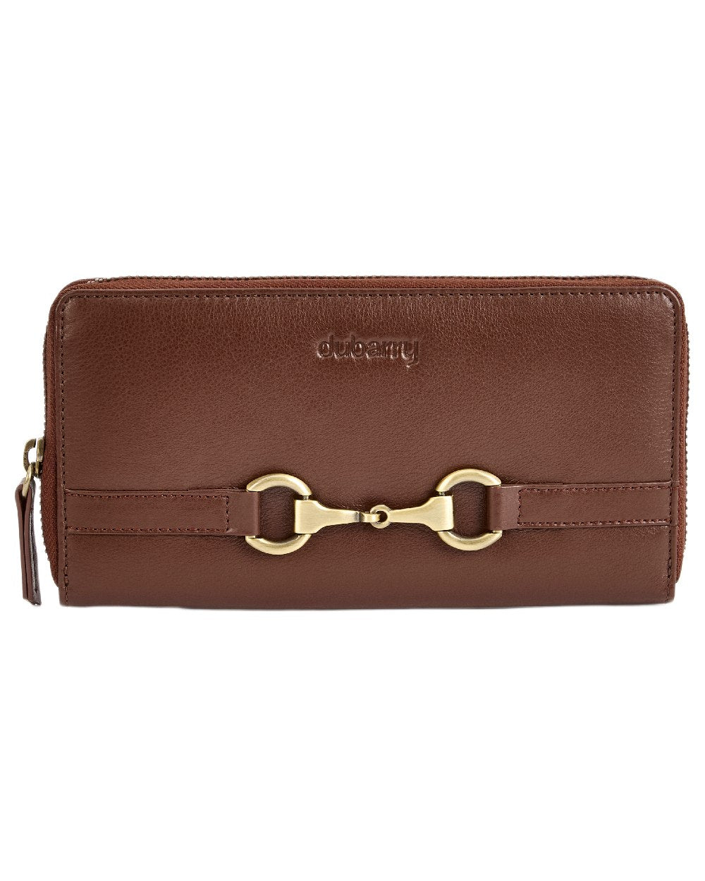 Cedar Coloured Dubarry Killucan Leather Wallet on white background