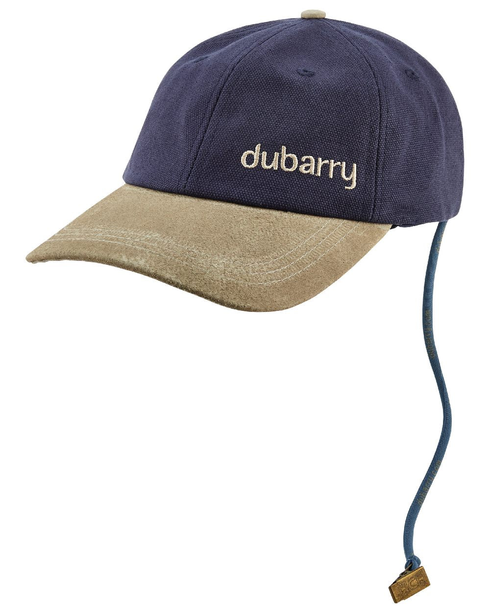 Navy coloured Dubarry Mens Causeway Hat on white background