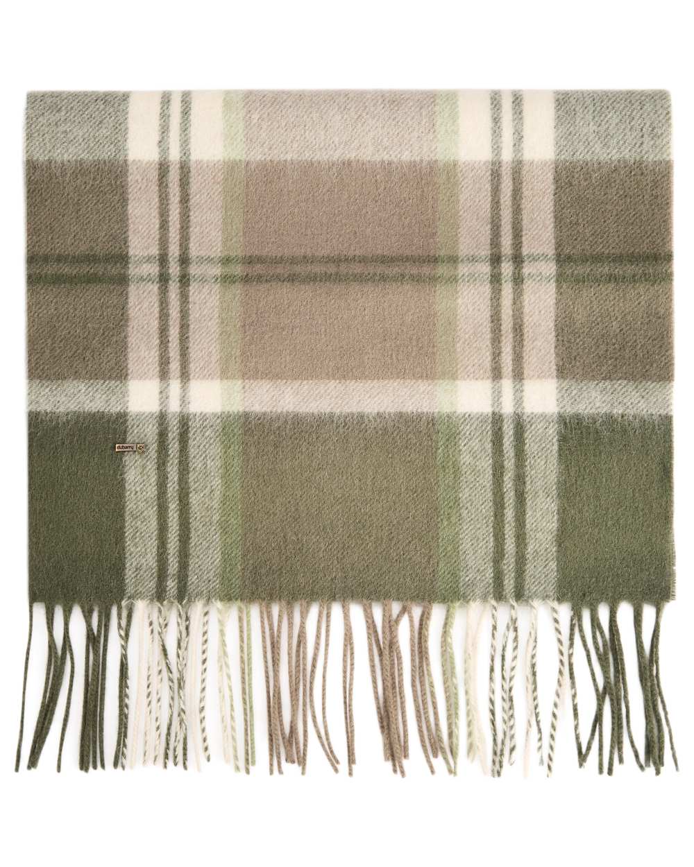 Dusky Green coloured Dubarry Newbawn Hat And Scarf Gift Set on white background