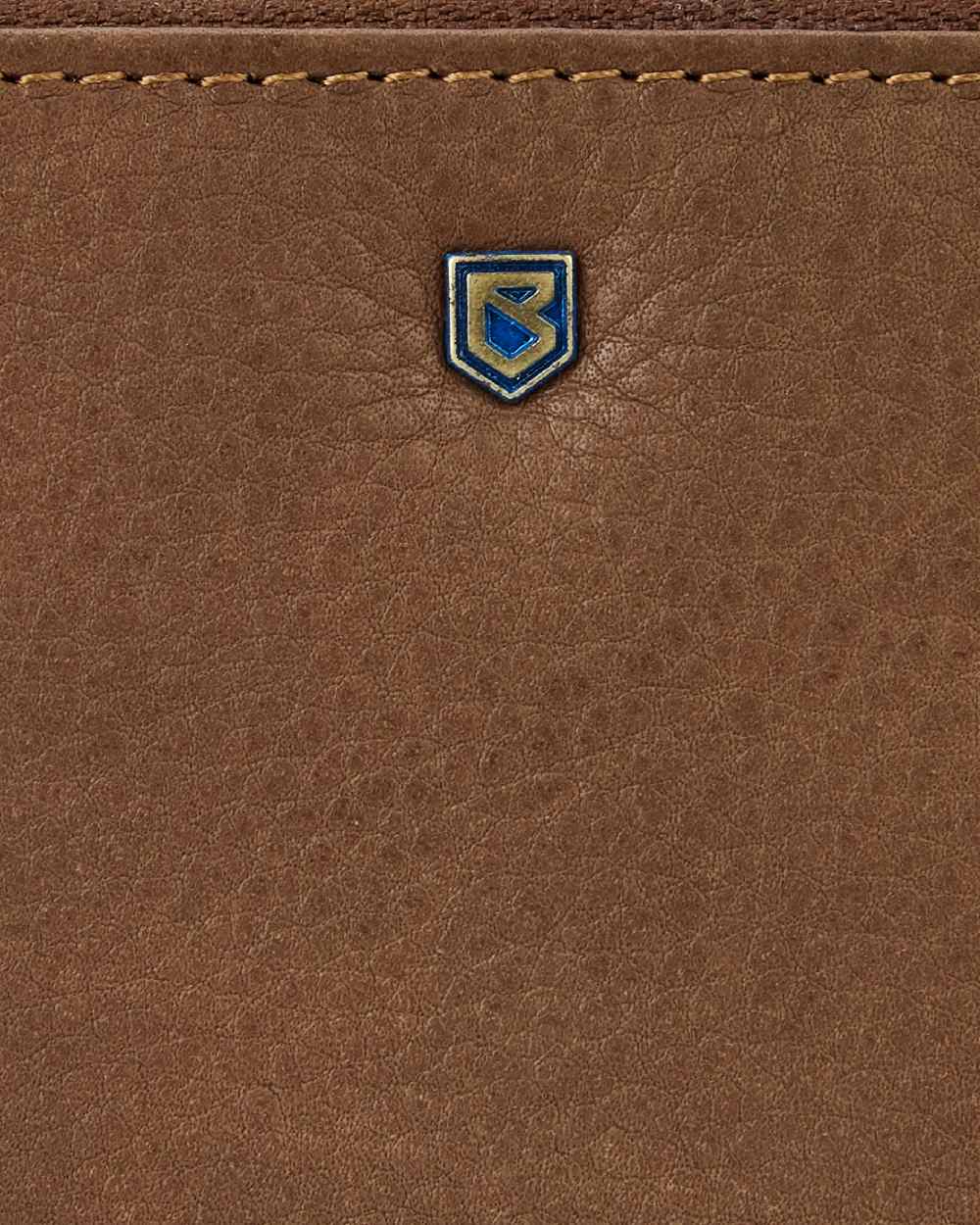 Walnut coloured Dubarry Portlick Leather Purse on white background