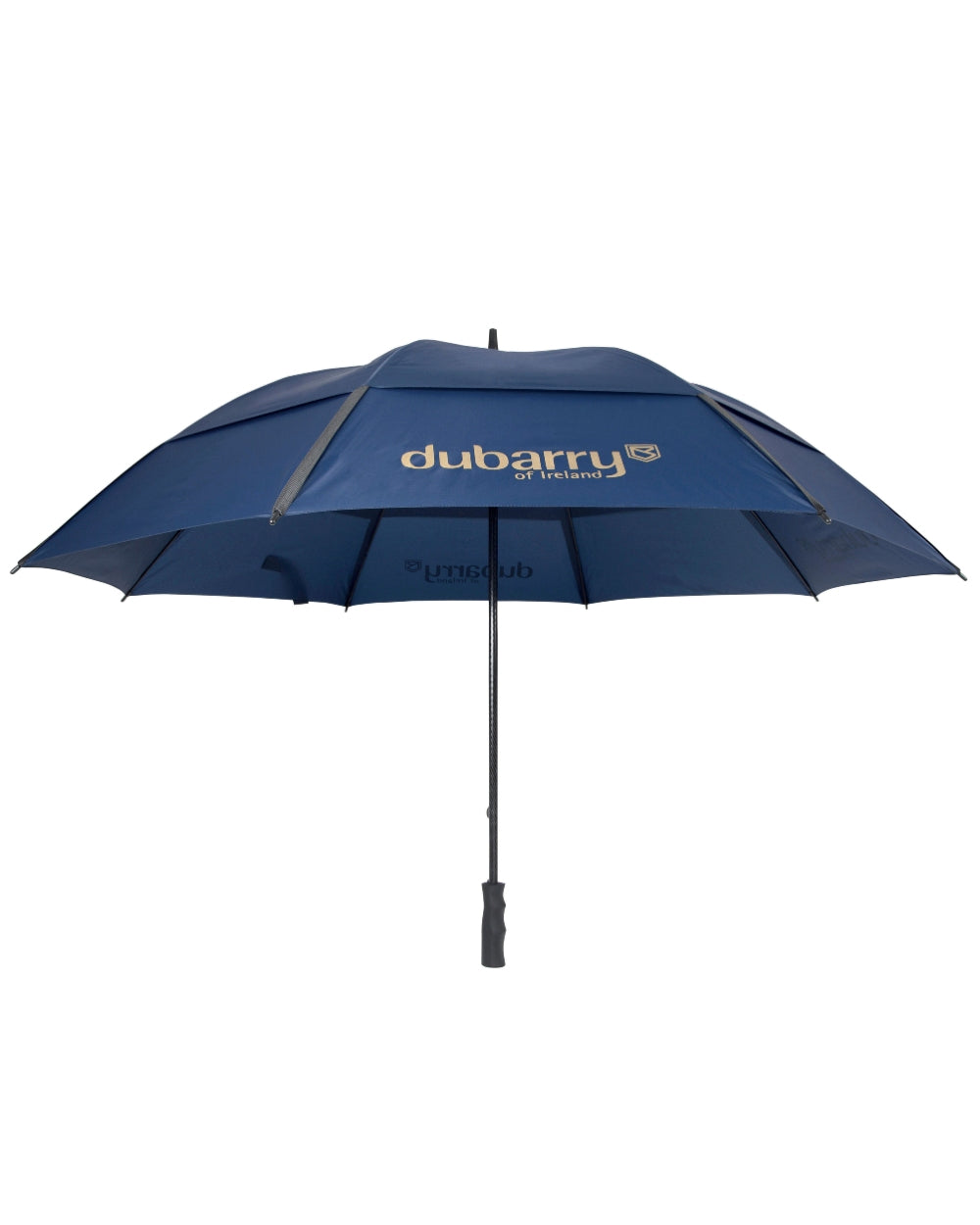 Navy coloured Dubarry Umbrella on white background