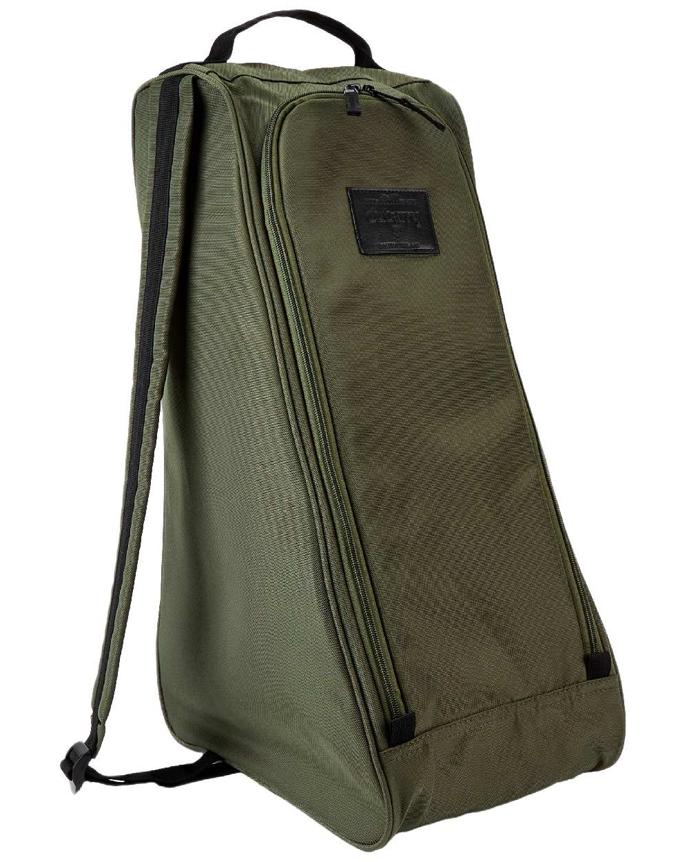 Olive Coloured Dubarry Westcourt PVC Boots Bag on white background