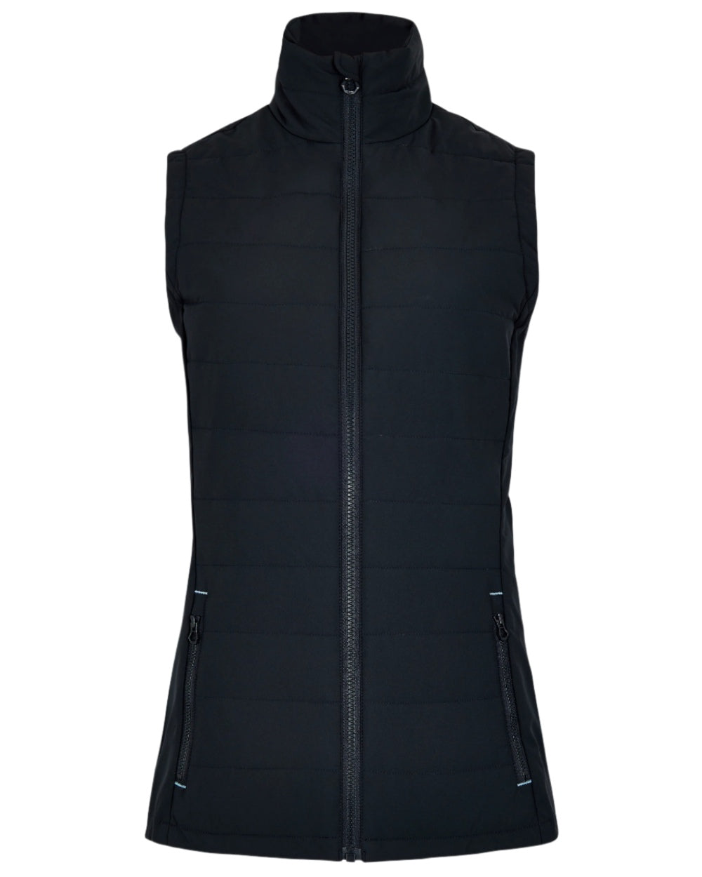 Navy coloured Dubarry Womens Bayside Lightweight Gilet on white background