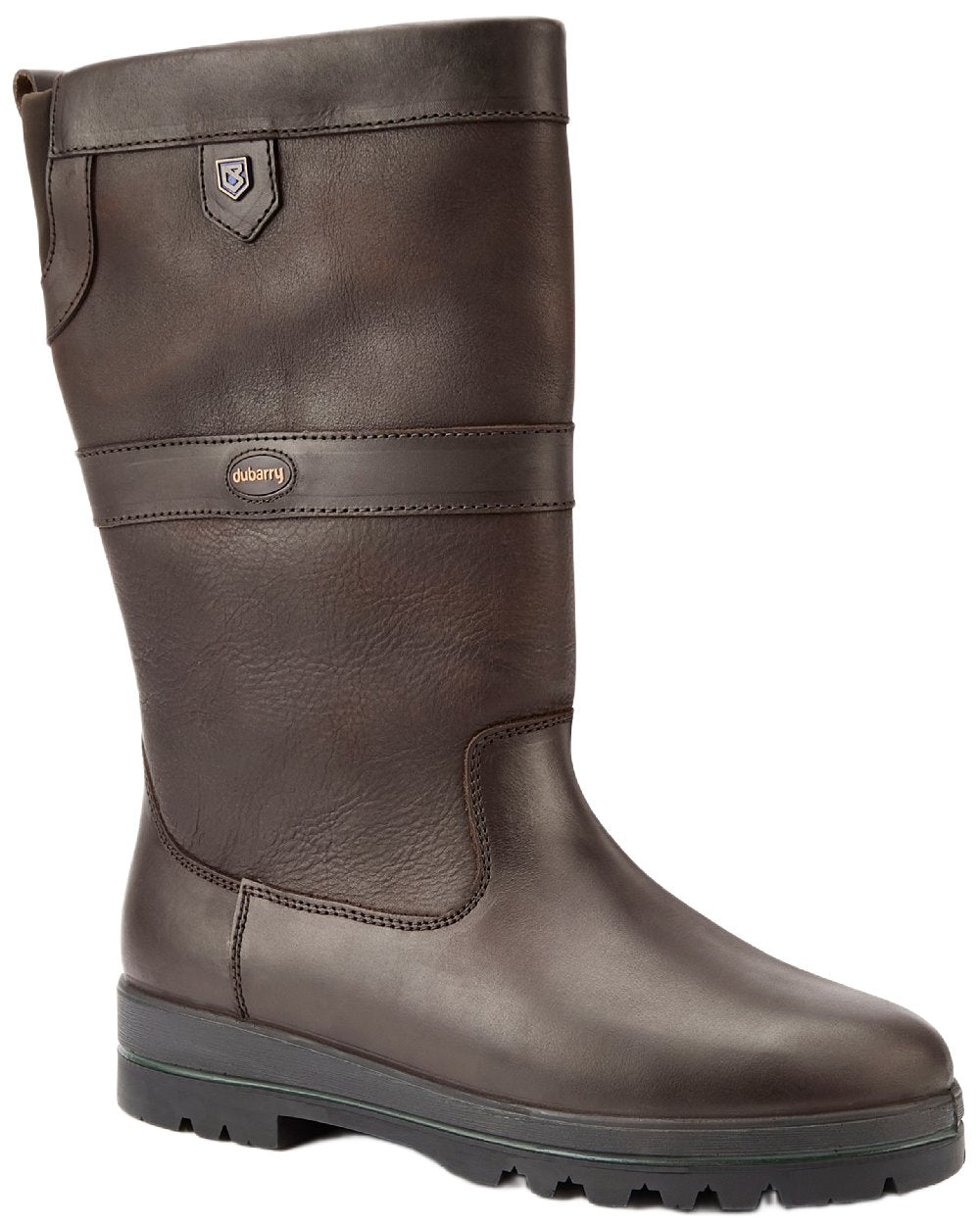 Mocha Coloured Dubarry Womens Donegal Country Boots on white background