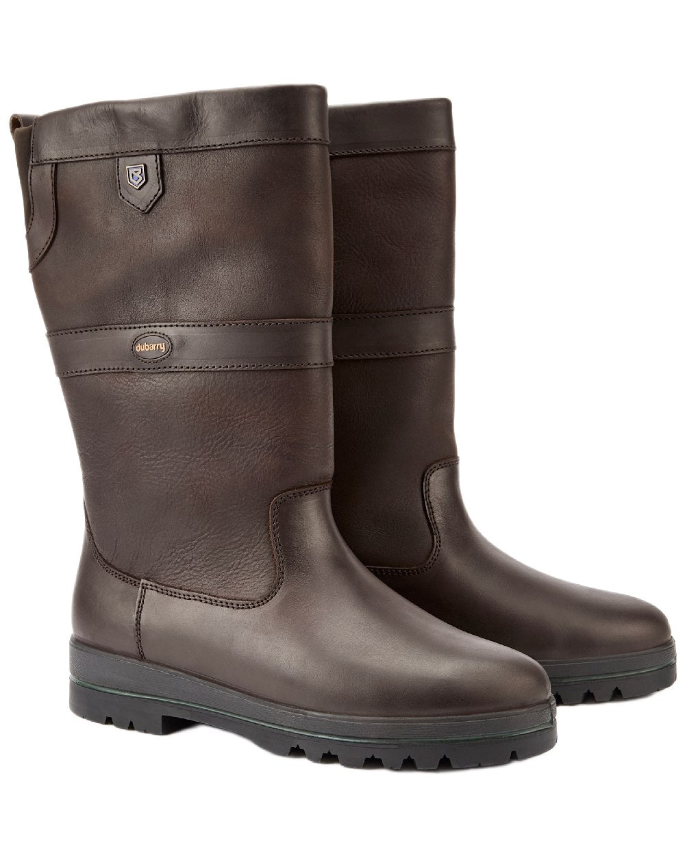 Mocha Coloured Dubarry Womens Donegal Country Boots on white background