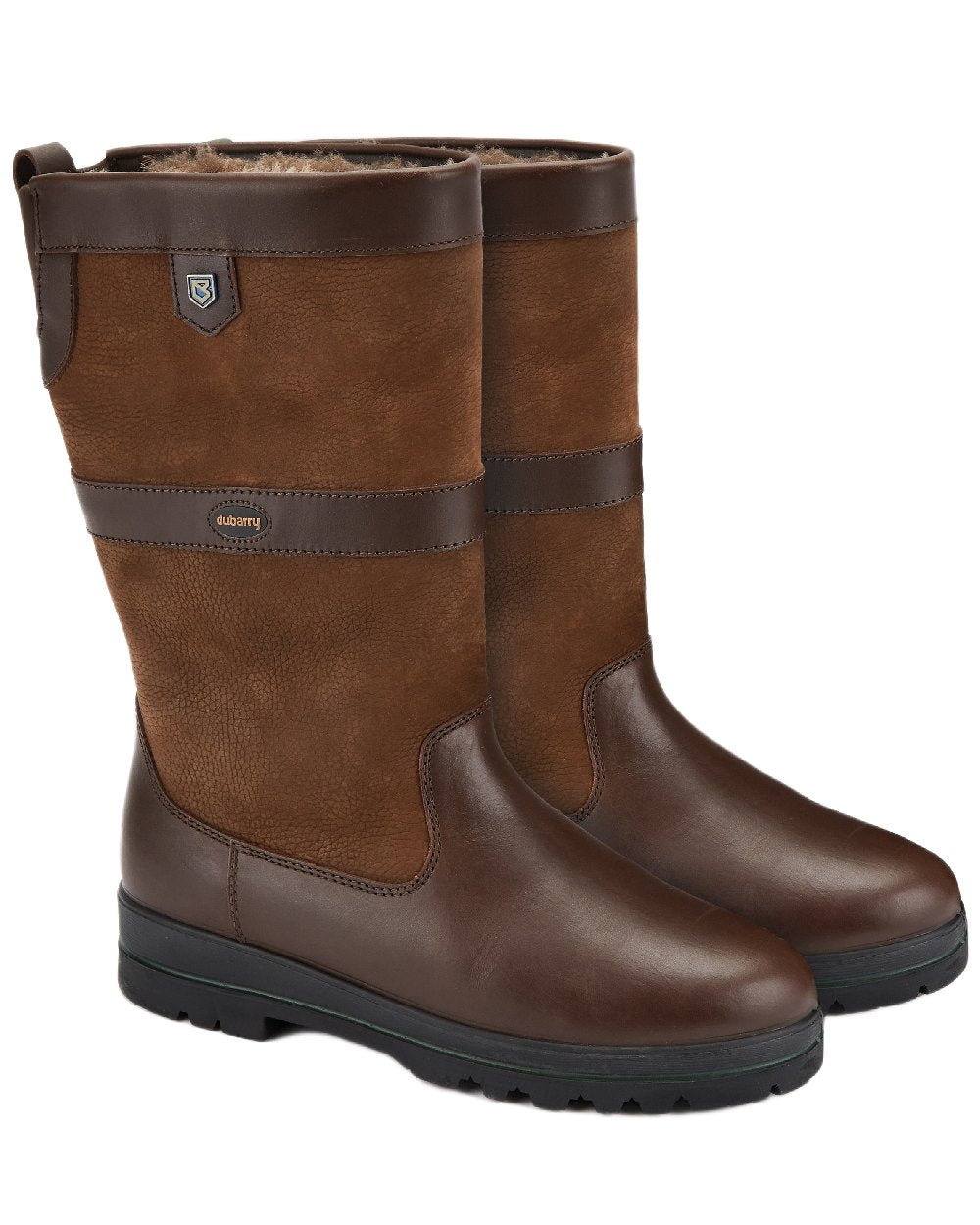 Walnut Coloured Dubarry Womens Donegal Country Boots on white background