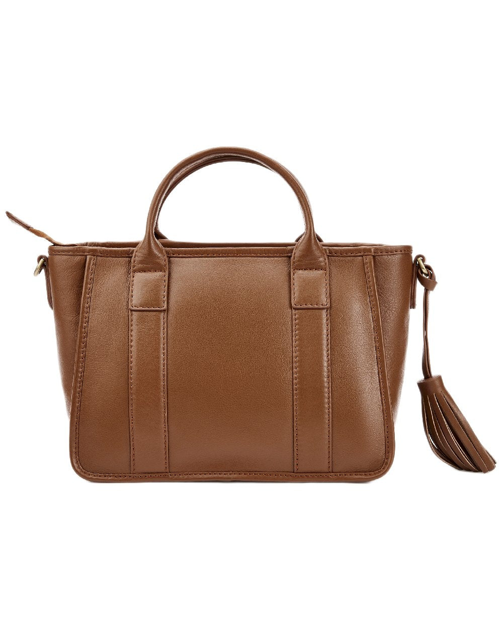 Caramel Coloured Dubarry Womens Ramelton Leather Handbag on white background