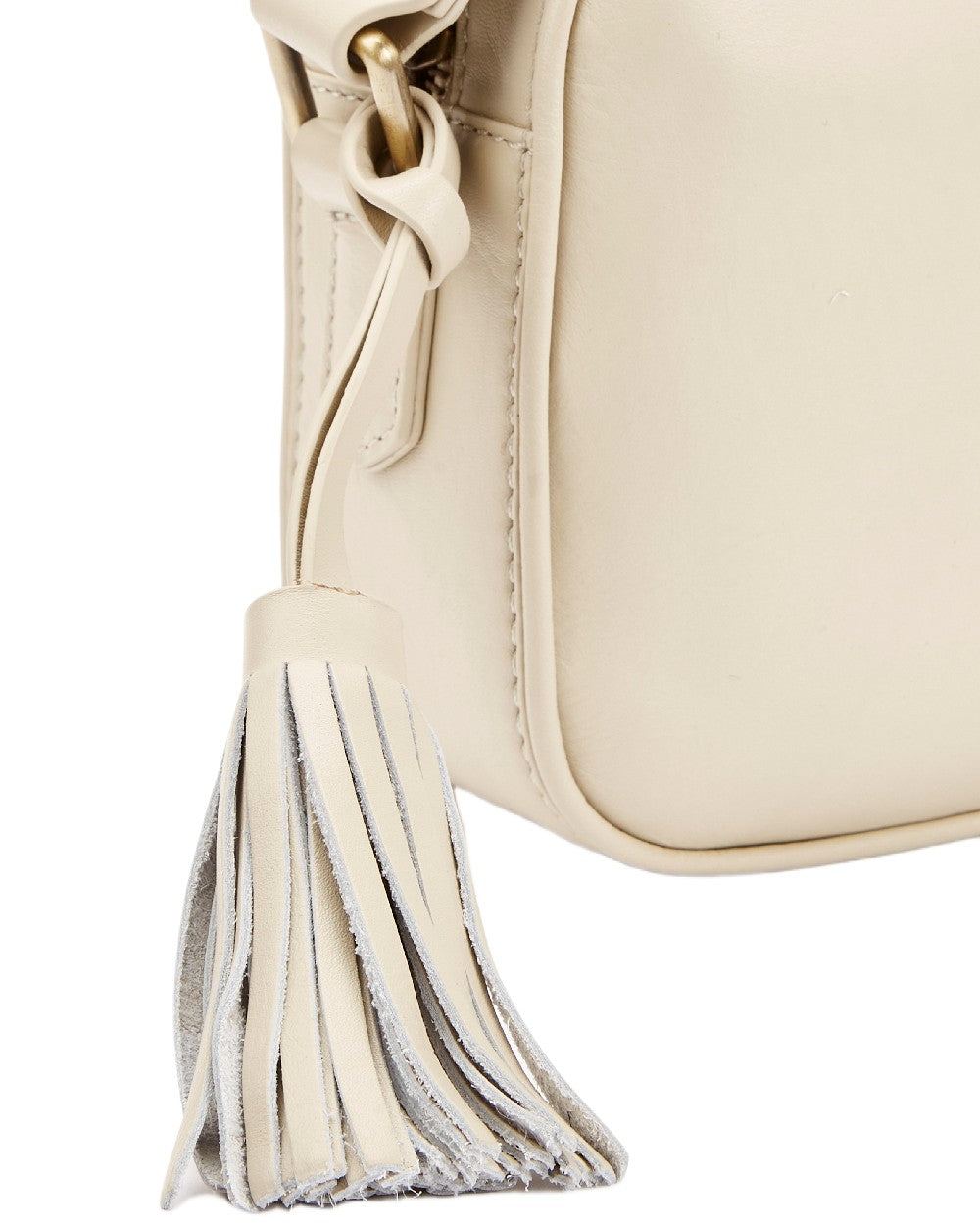 Oyster Coloured Dubarry Womens Rostrevor Cross Body Bag on outdoor background