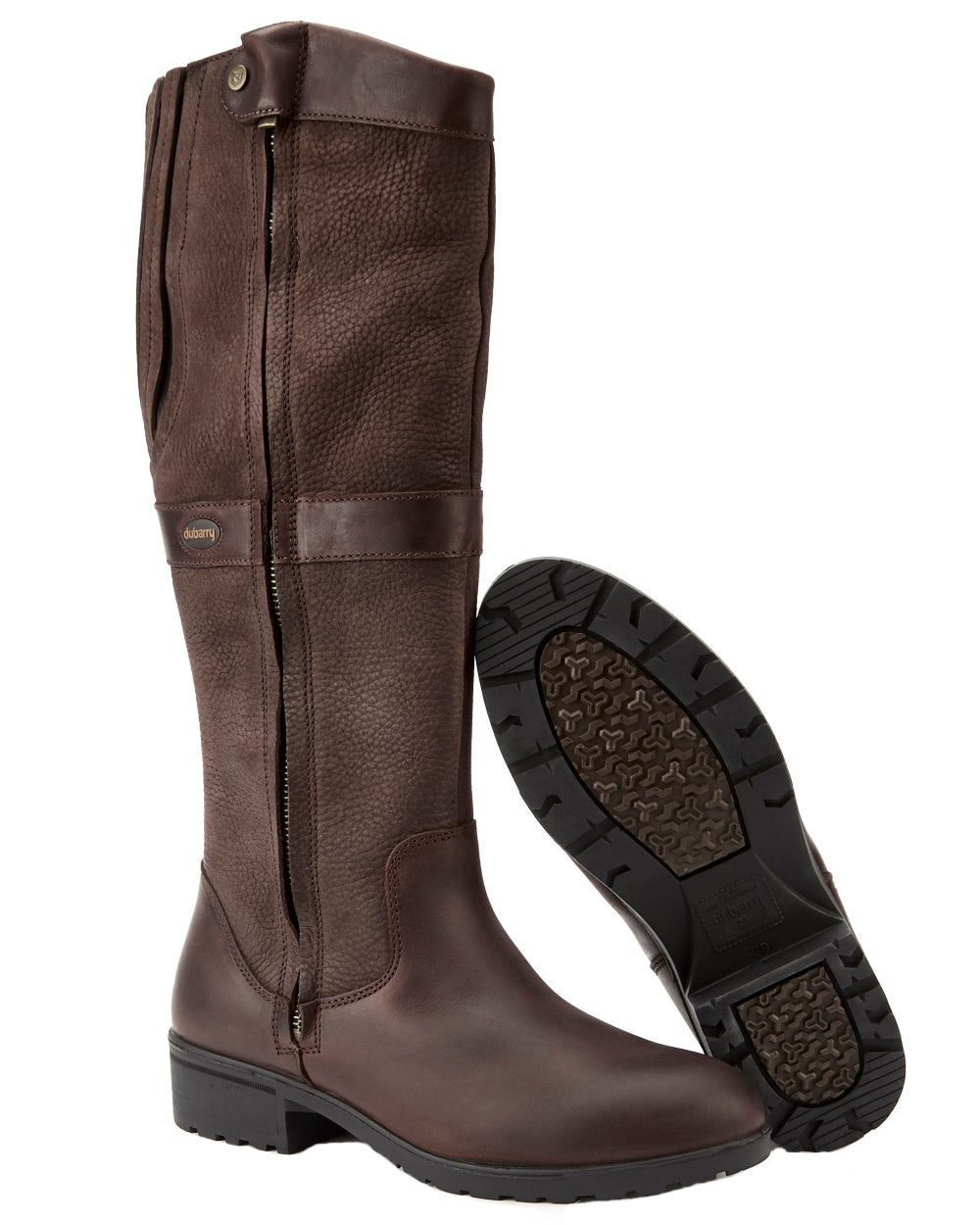 Java coloured Dubarry Womens Sligo Country Boots on white background