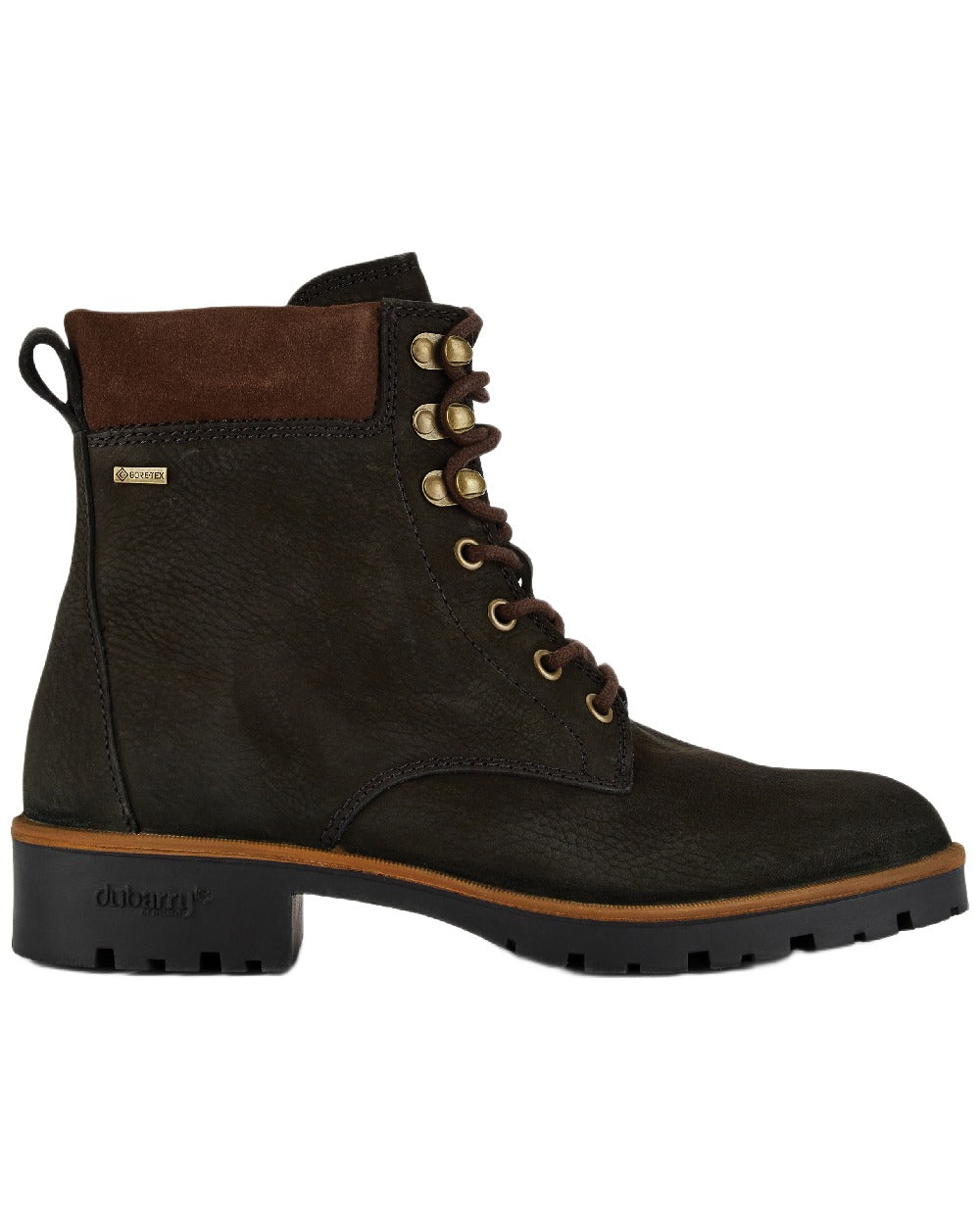 Black Coloured Dubarry Womens Strokestown Boots on white background