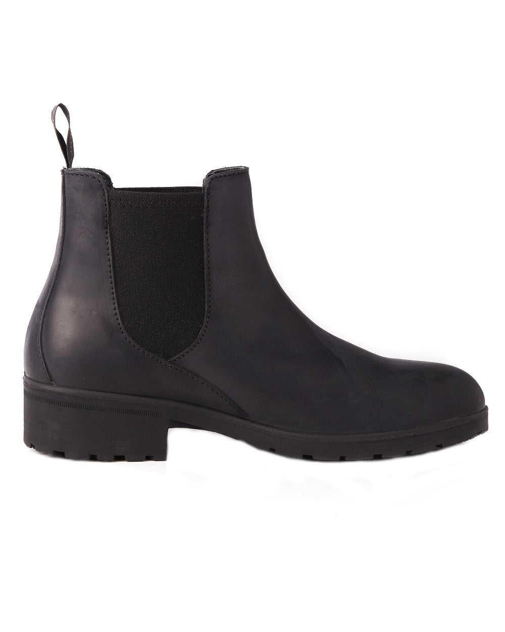 Black coloured Dubarry Womens Waterford Chelsea Boots on white background