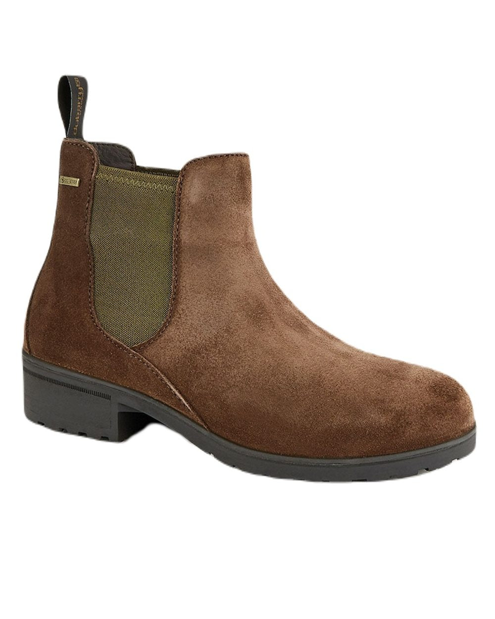 Cigar coloured Dubarry Womens Waterford Chelsea Boots on white background