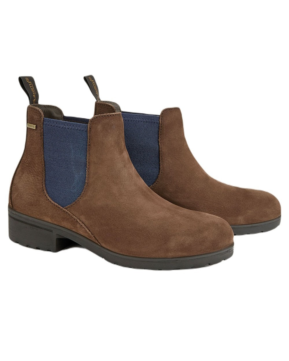 Java coloured Dubarry Womens Waterford Chelsea Boots on white background
