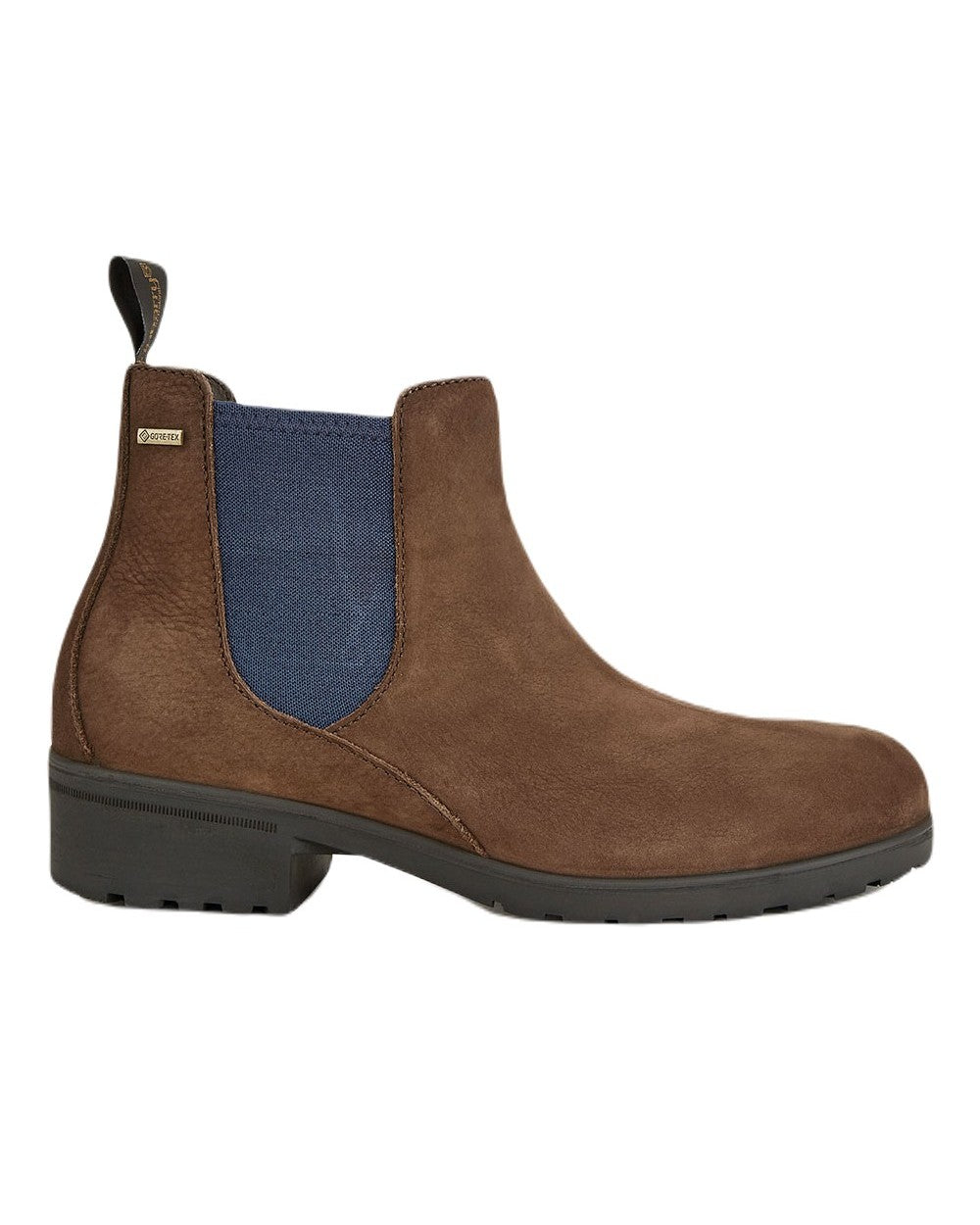 Java coloured Dubarry Womens Waterford Chelsea Boots on white background