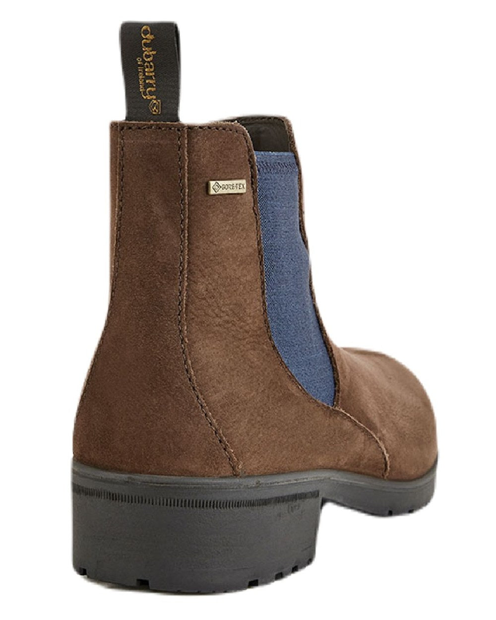 Java coloured Dubarry Womens Waterford Chelsea Boots on white background