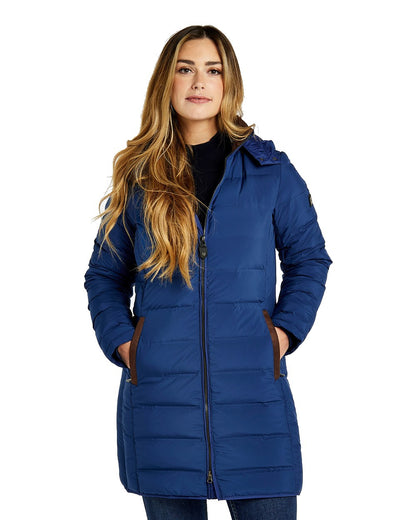 Dubarry Ballybrophy Quilted Jacket in Peacock Blue 
