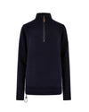 Dubarry Morrisey Zip Neck Sweater in Navy #colour_navy