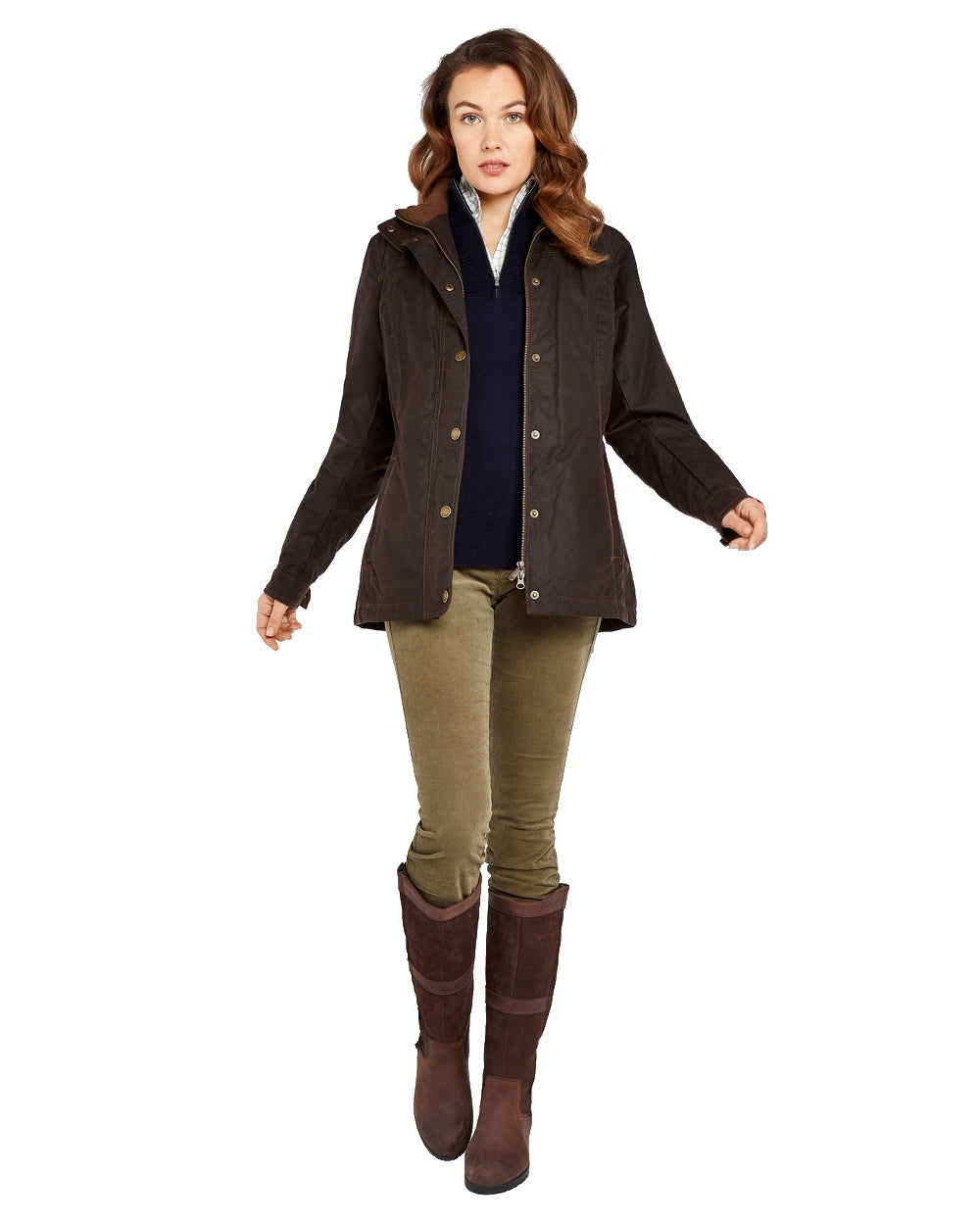Dubarry Mountrath Waxed Jacket in Java