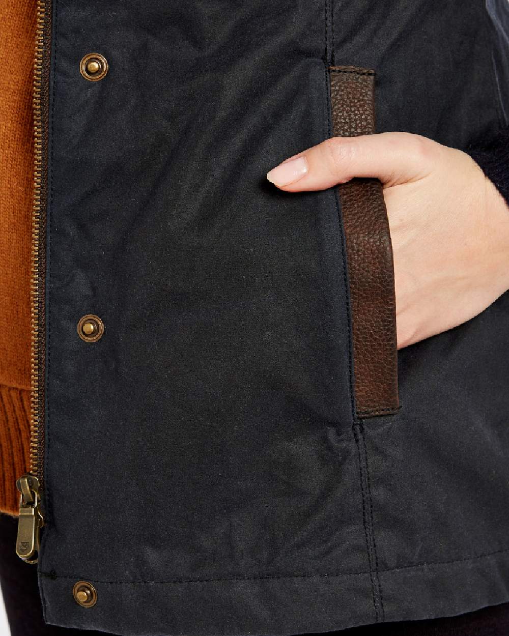 Dubarry Mountrath Waxed Jacket in Navy