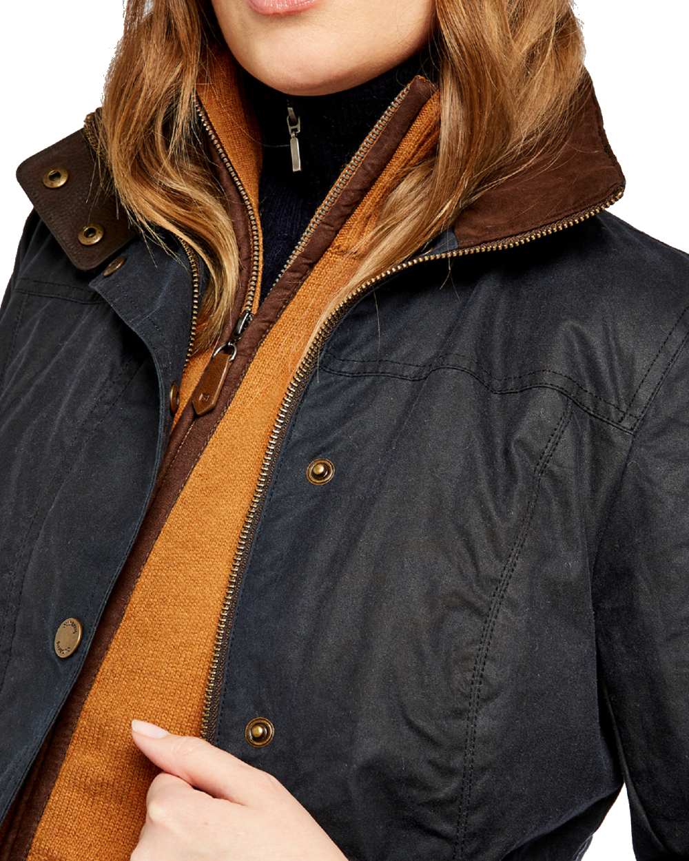 Dubarry Mountrath Waxed Jacket in Navy