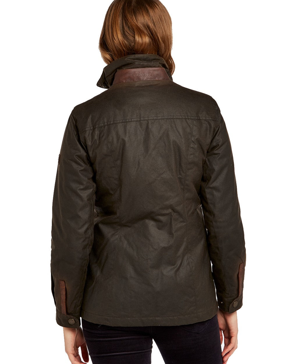 Dubarry Mountrath Waxed Jacket in Olive