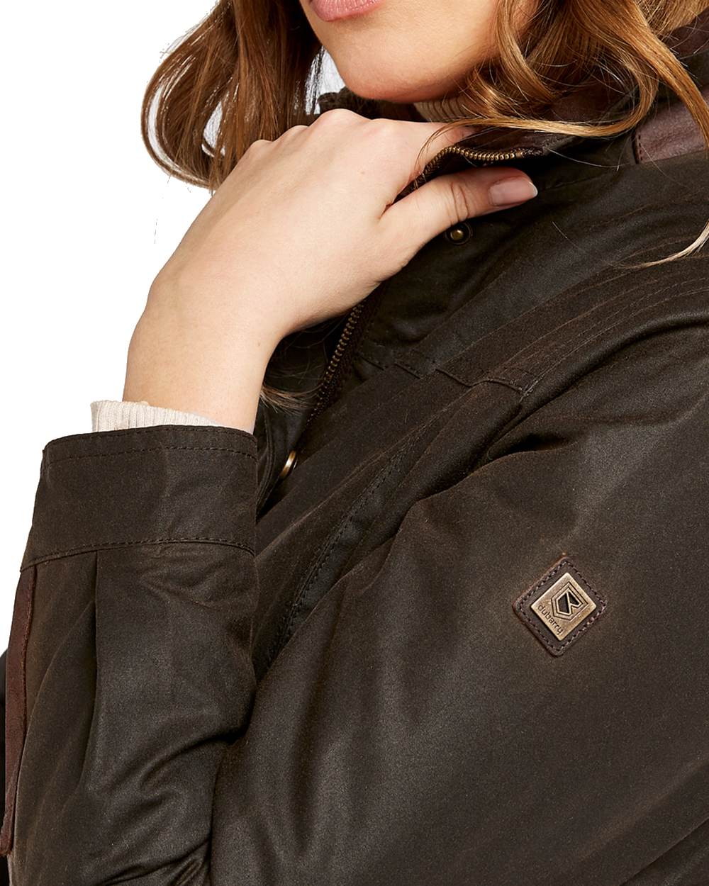 Dubarry Mountrath Waxed Jacket in Olive