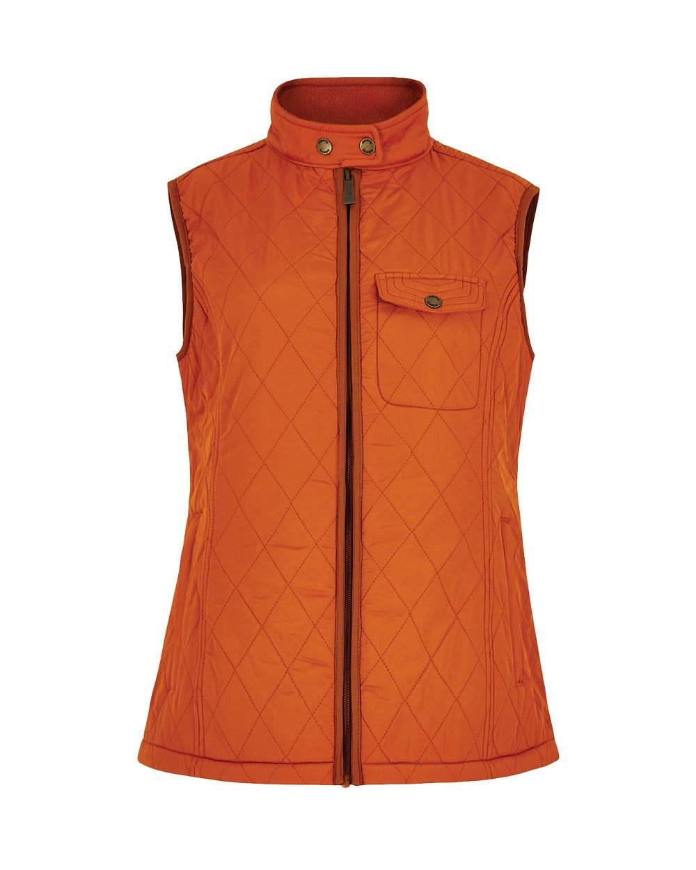 Dubarry Rathdown Quilted Gilet in Cayenne 