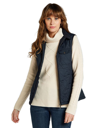 Dubarry Rathdown Quilted Gilet in Navy 