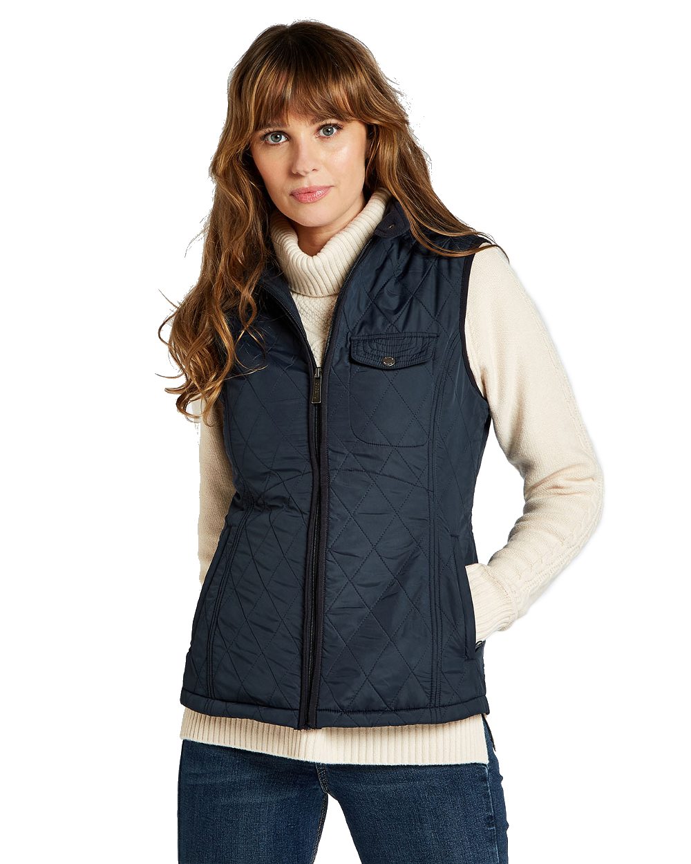 Dubarry Rathdown Quilted Gilet in Navy