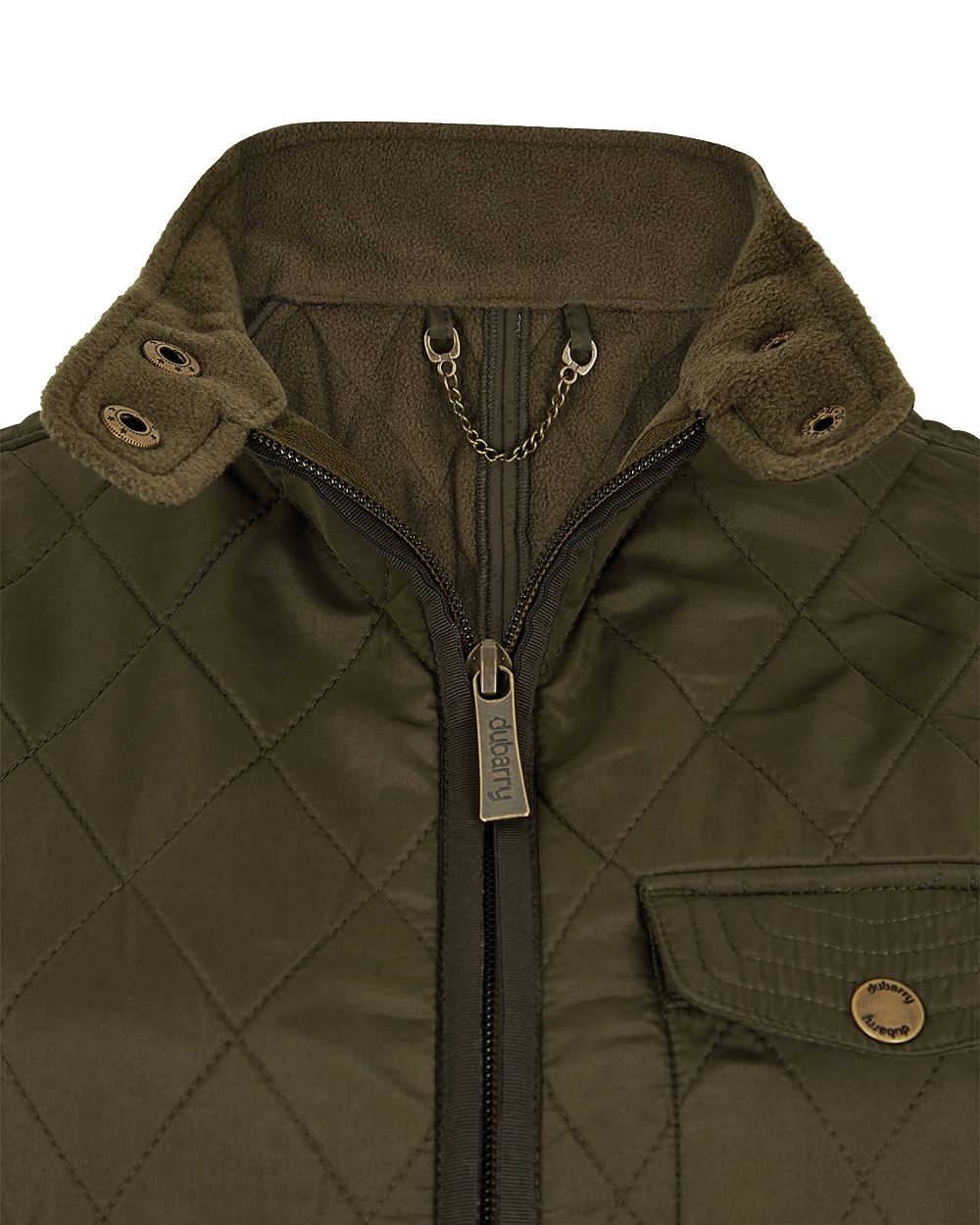 Dubarry Rathdown Quilted Gilet in Olive 