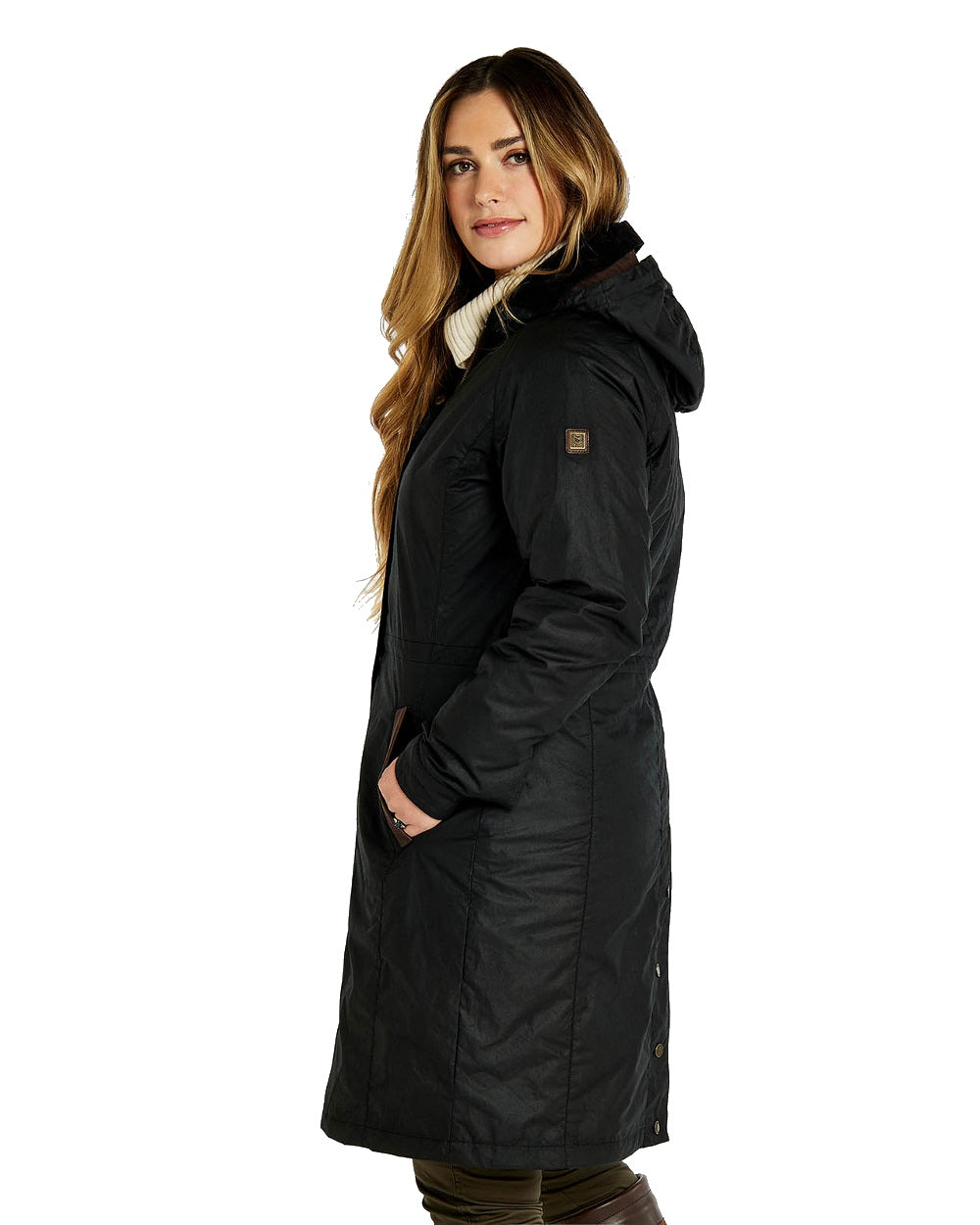 Dubarry Redington Wax Coat in Black