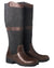 Dubarry Womens Sligo Country Boots in Black Brown #colour_black-brown