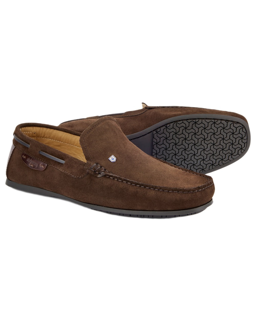 Cigar coloured Dubarry Fiji Loafers on white background