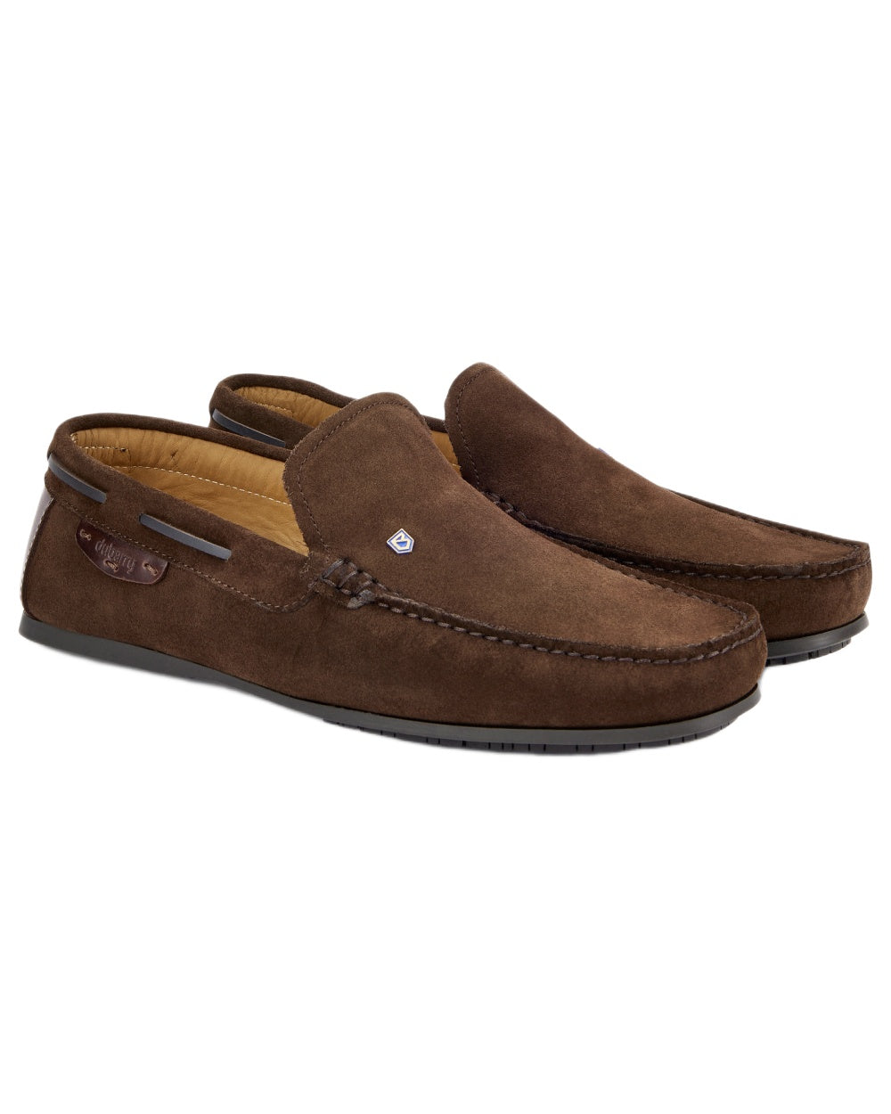 Cigar coloured Dubarry Fiji Loafers on white background