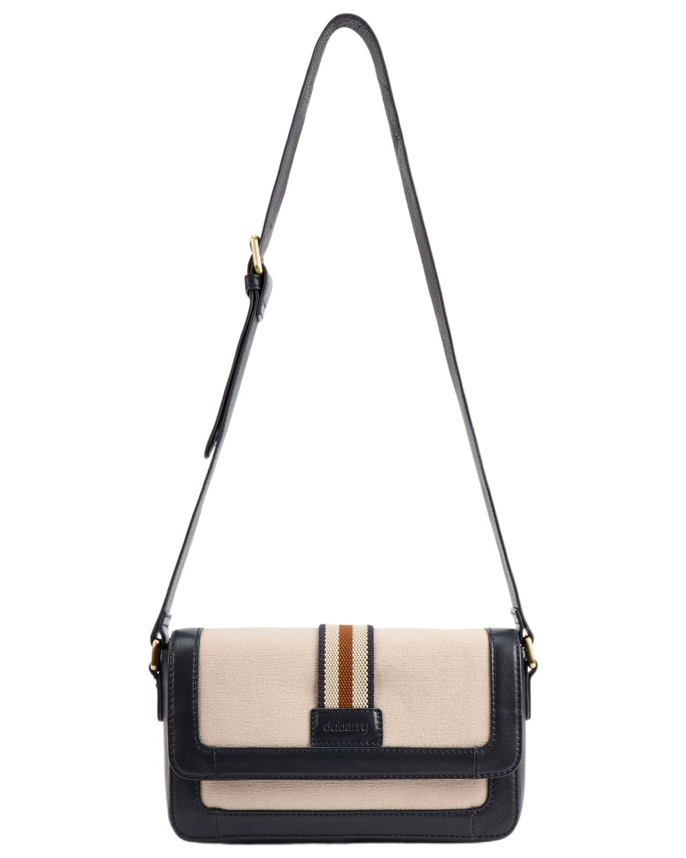 Navy coloured Dubarry Hillsbrook Cross Body Bag on white background