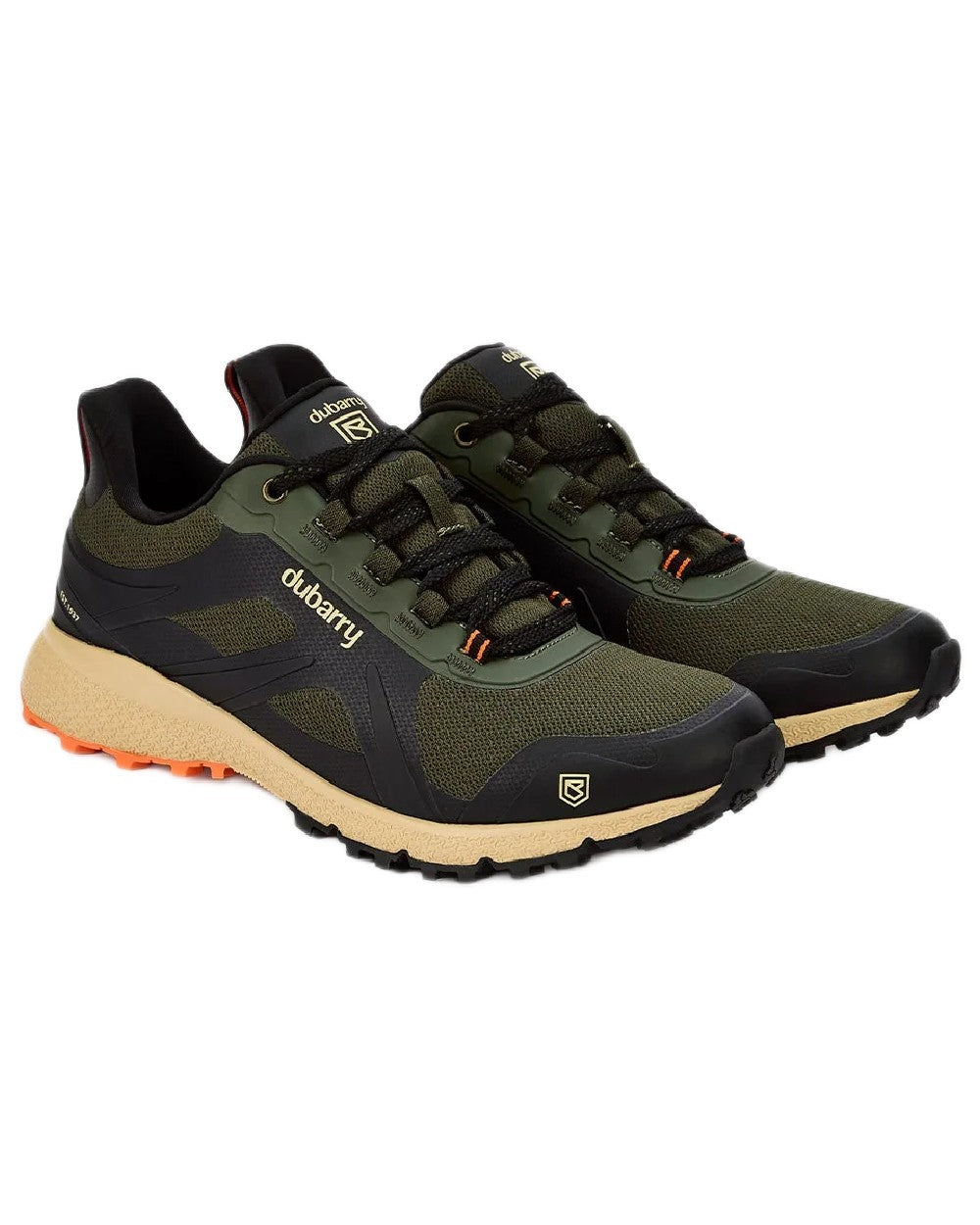 Black Multi coloured Dubarry Kempton Waterproof Breathable Sneaker on white background