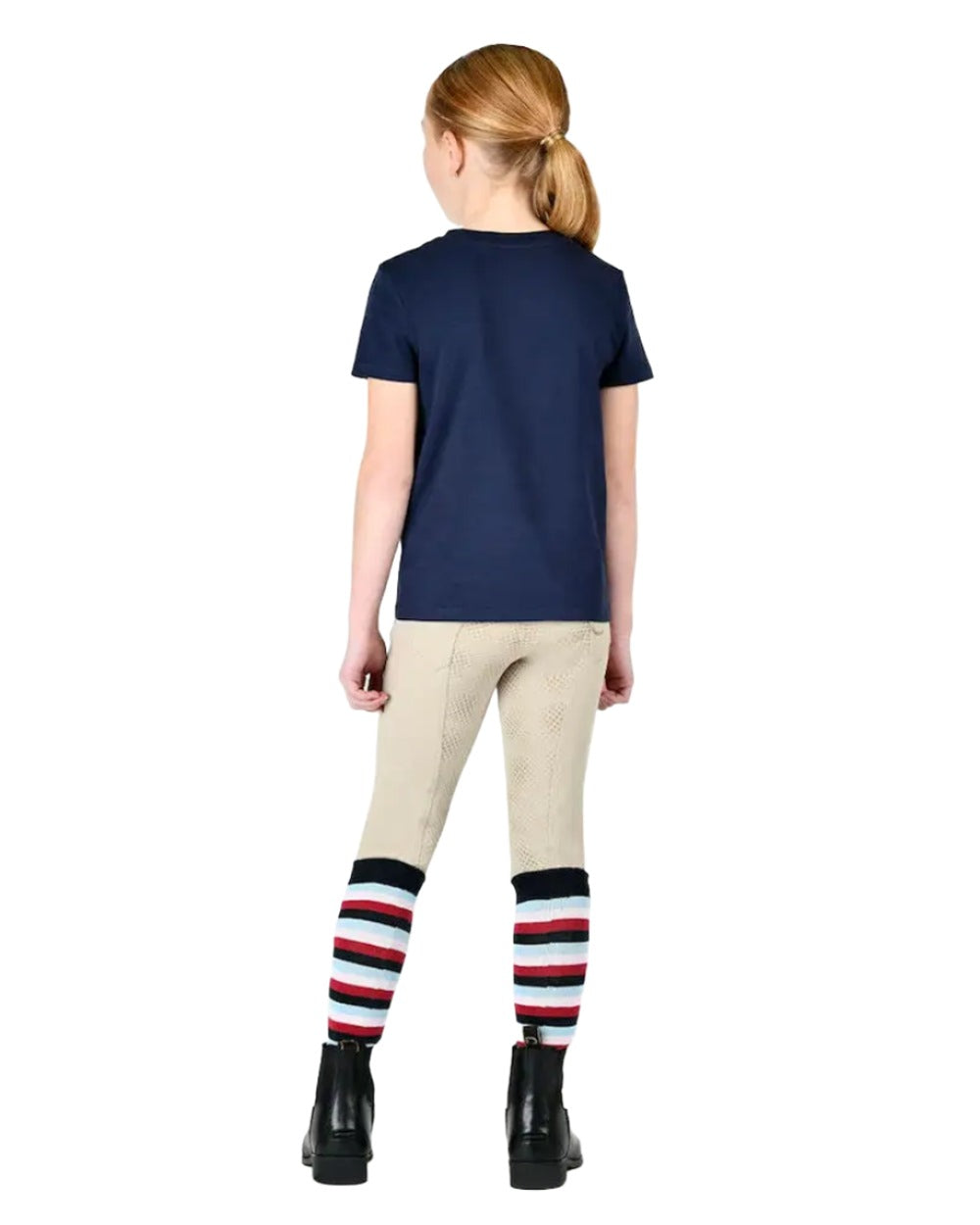 Naval Academy Heart Horses coloured Dublin Childrens Tilly Tee on white background