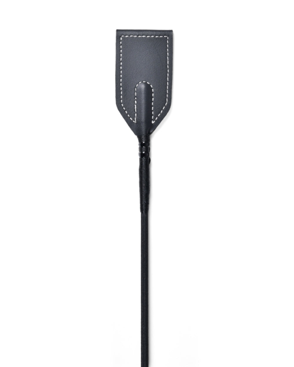 Black Coloured Dublin Crystal Handle Crop II on white background