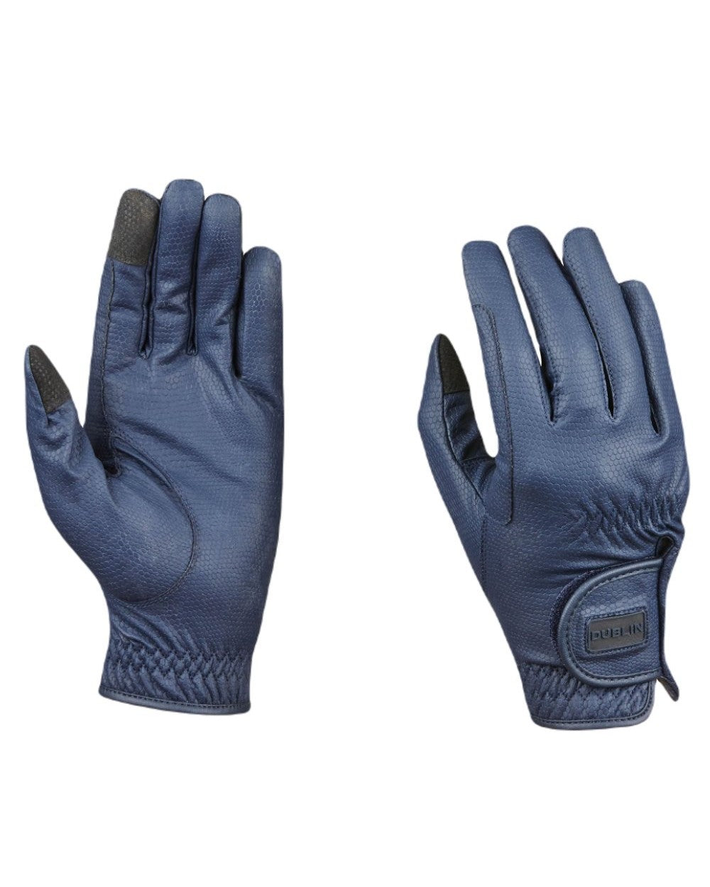 Navy Coloured Dublin Every Day Touch Screen Compatible Gloves on white background