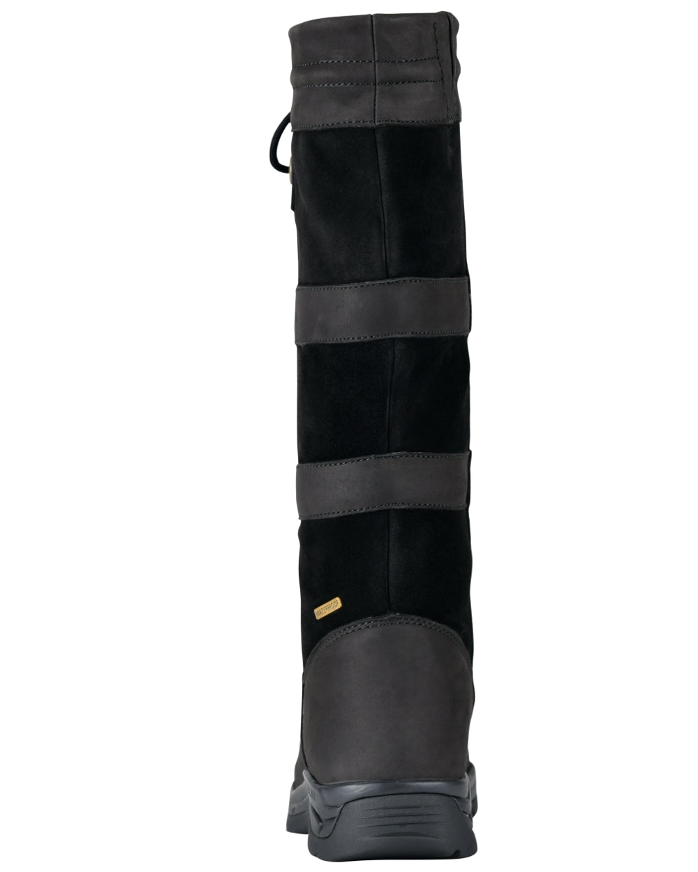 Black Coloured Dublin River Boots IV on white background