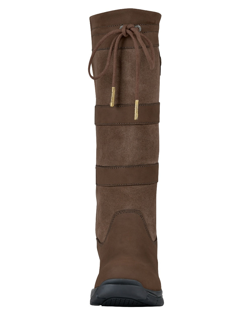 Chocolate Coloured Dublin River Boots IV on white background