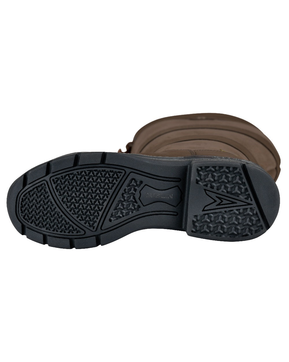 Chocolate Coloured Dublin River Boots IV on white background