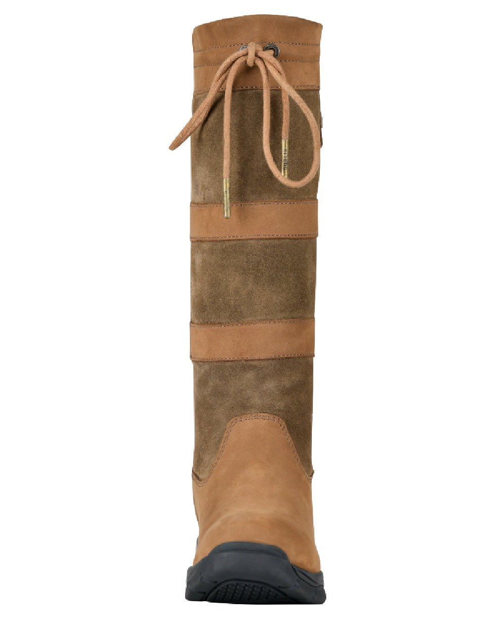 Dark Brown Coloured Dublin River Boots IV on white background