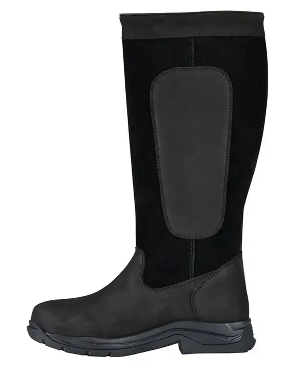 Black Coloured Dublin Womens Pinnacle Boots III on white background