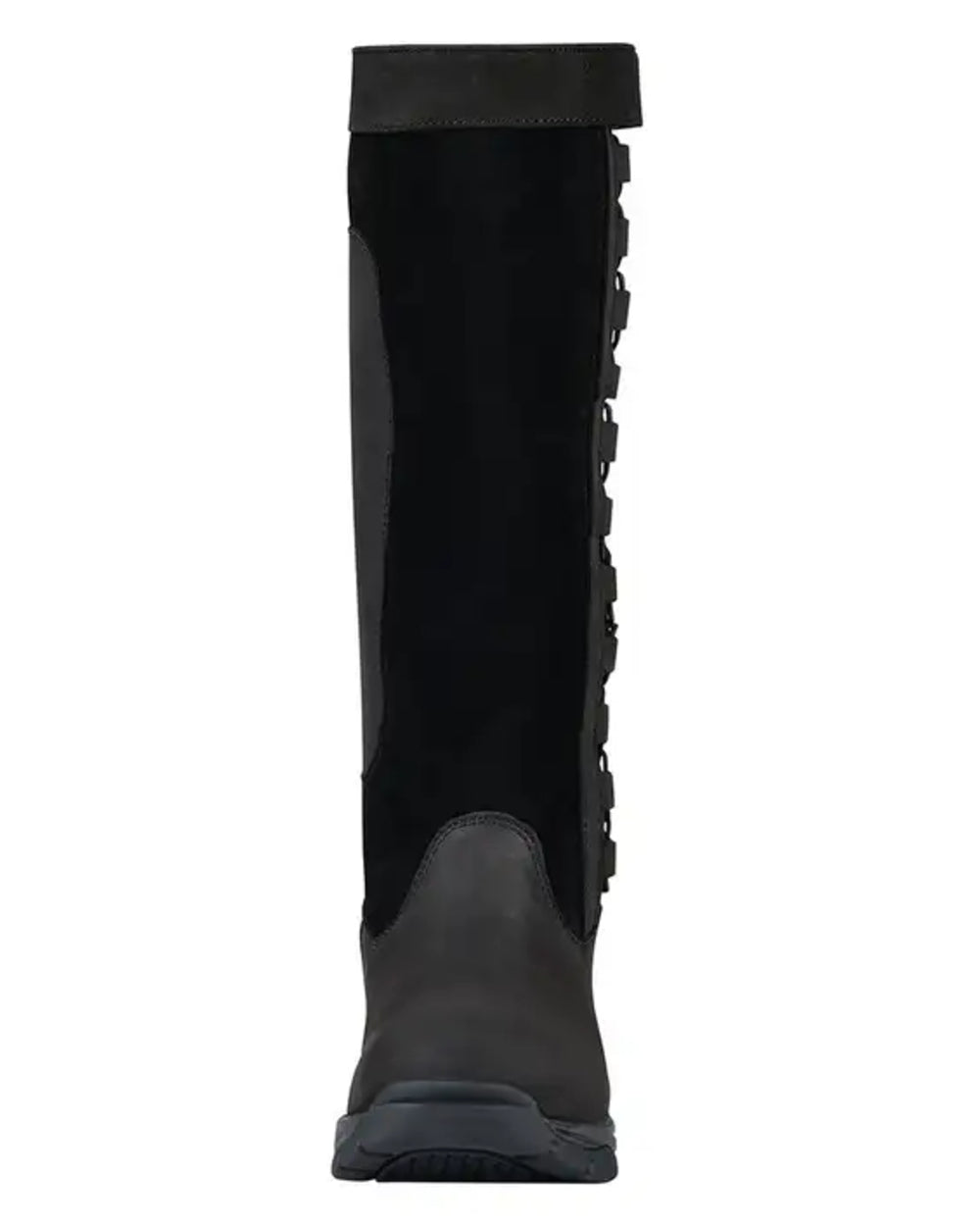Black Coloured Dublin Womens Pinnacle Boots III on white background
