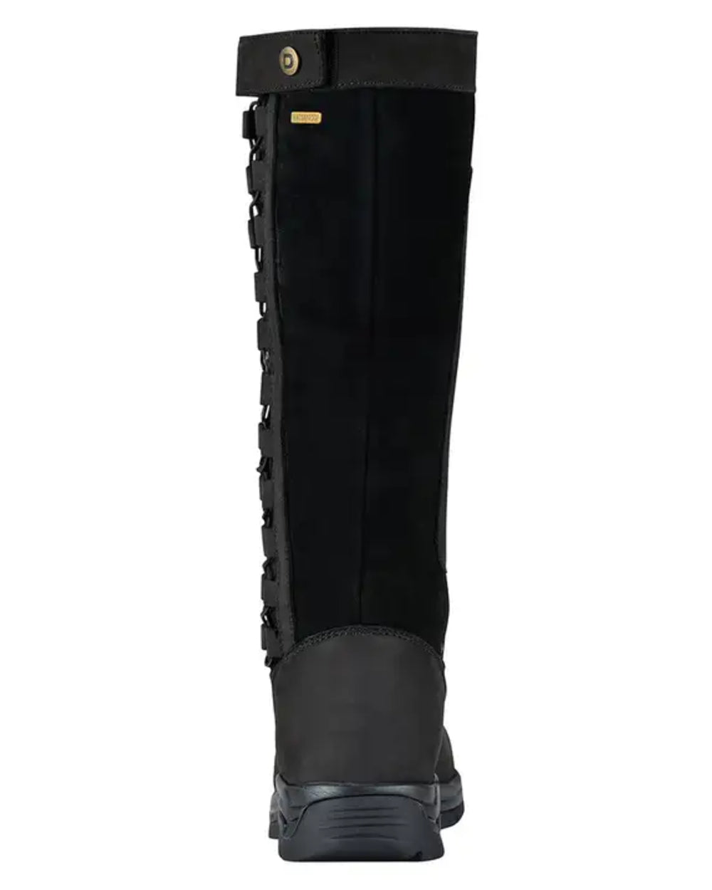 Black Coloured Dublin Womens Pinnacle Boots III on white background