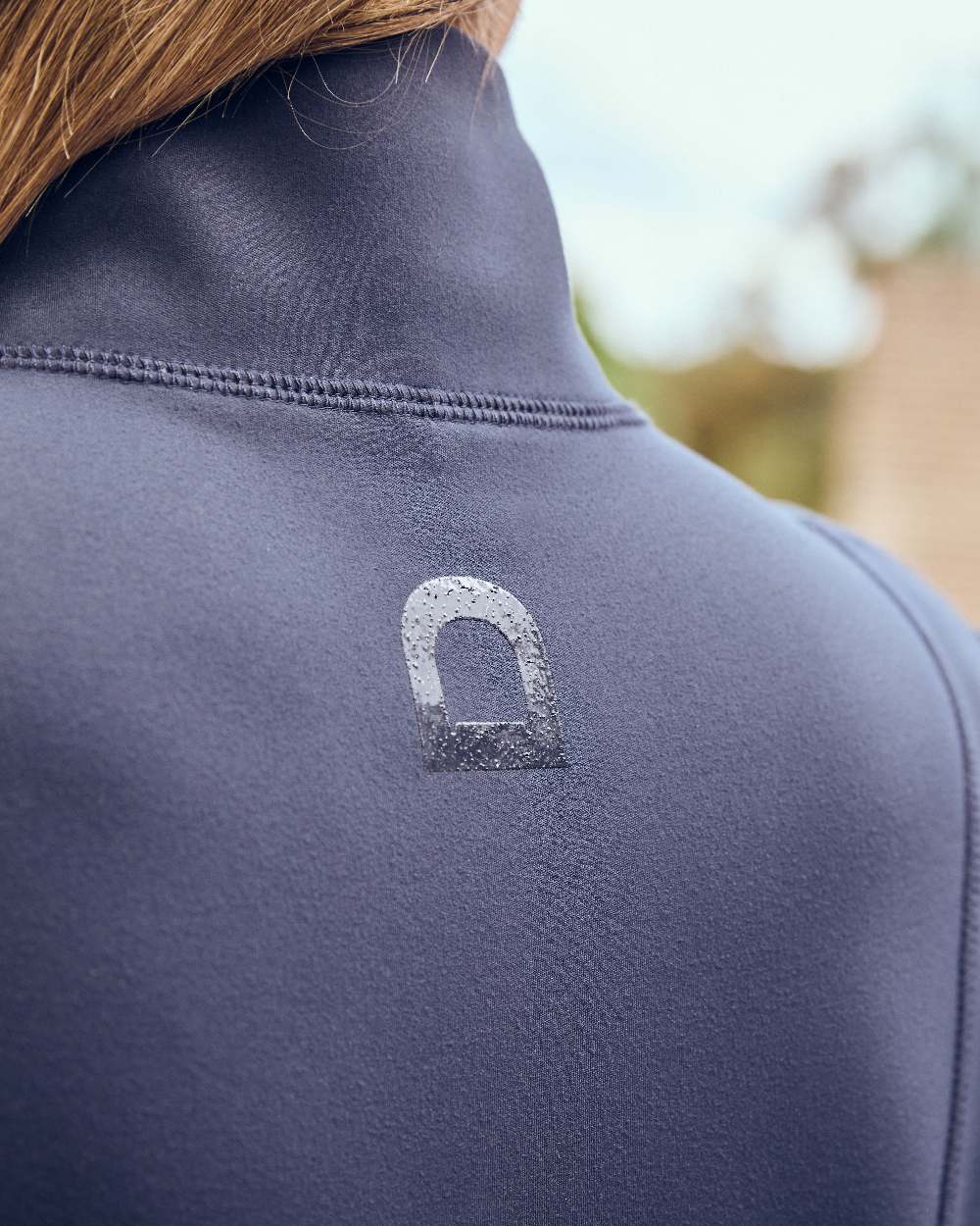 Navy coloured Dublin Womens Versatile Fitted Zip Through Jacket on white background